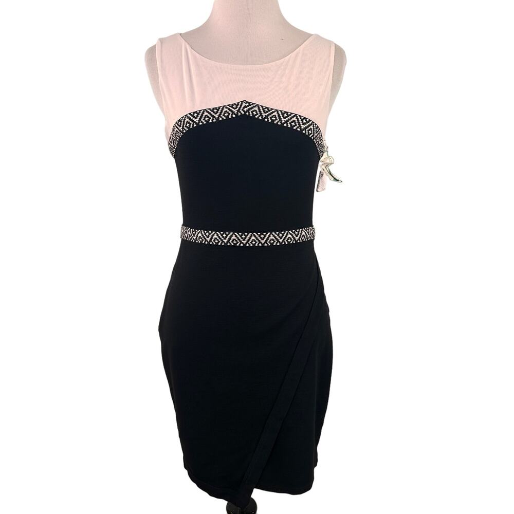 Loveappella White & Black Liza Knit Dress Stitch Fix New Size XS